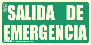 Salida de emergencia